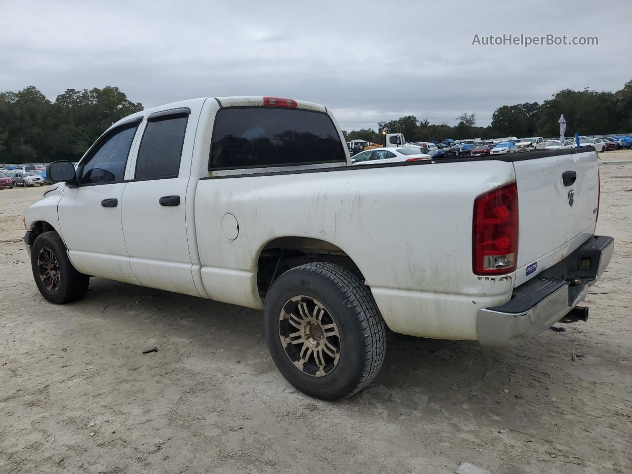 2005 Dodge Ram 1500 St White vin: 1D7HA18N55J500202