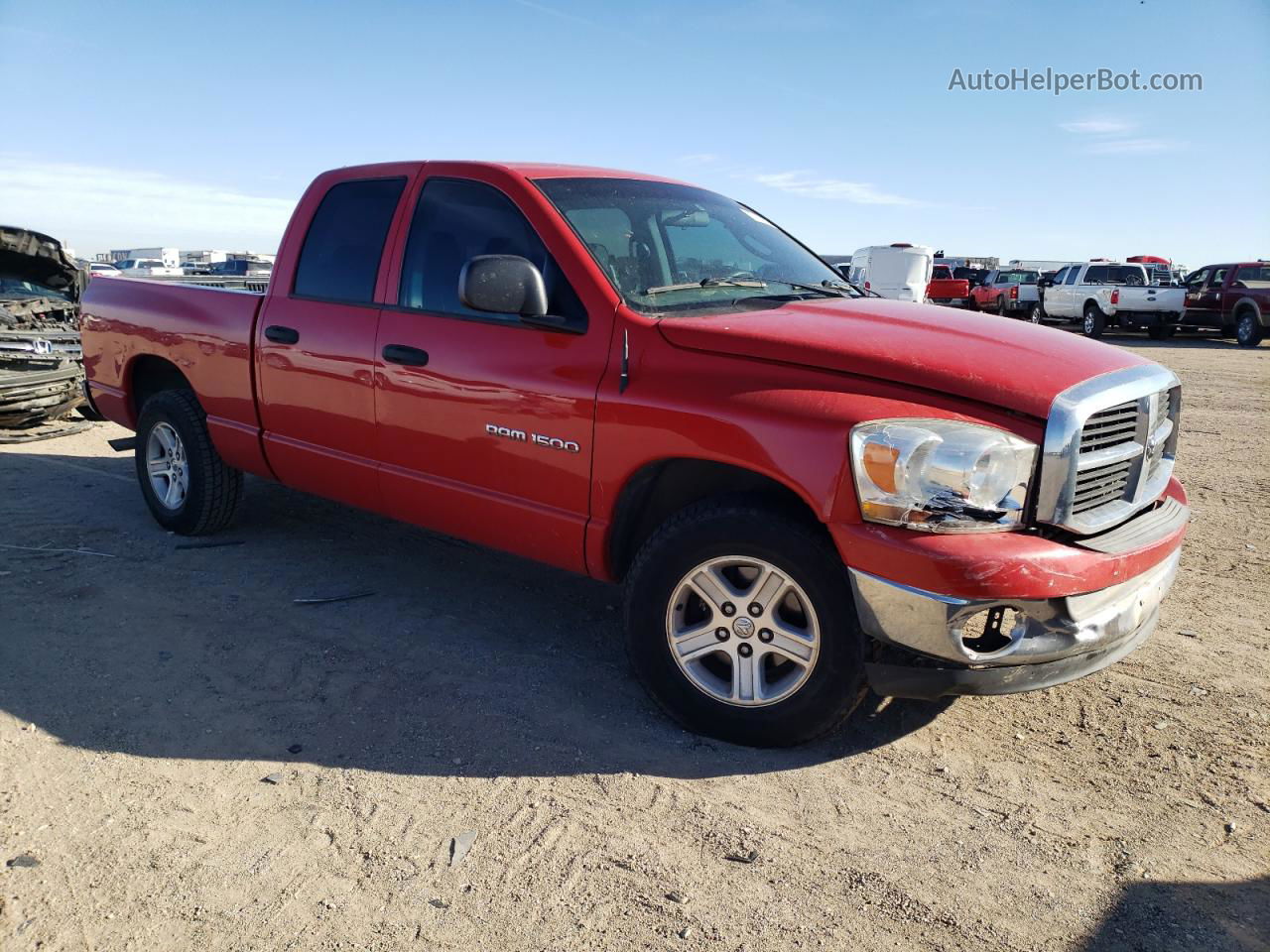 2006 Dodge Ram 1500 St Красный vin: 1D7HA18N56S700024