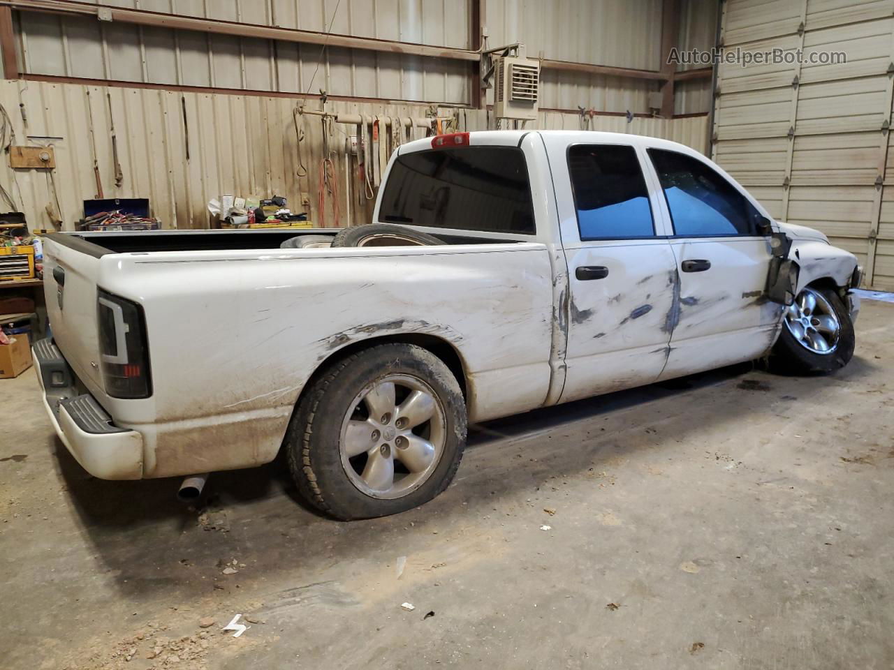 2005 Dodge Ram 1500 St White vin: 1D7HA18N65J633809