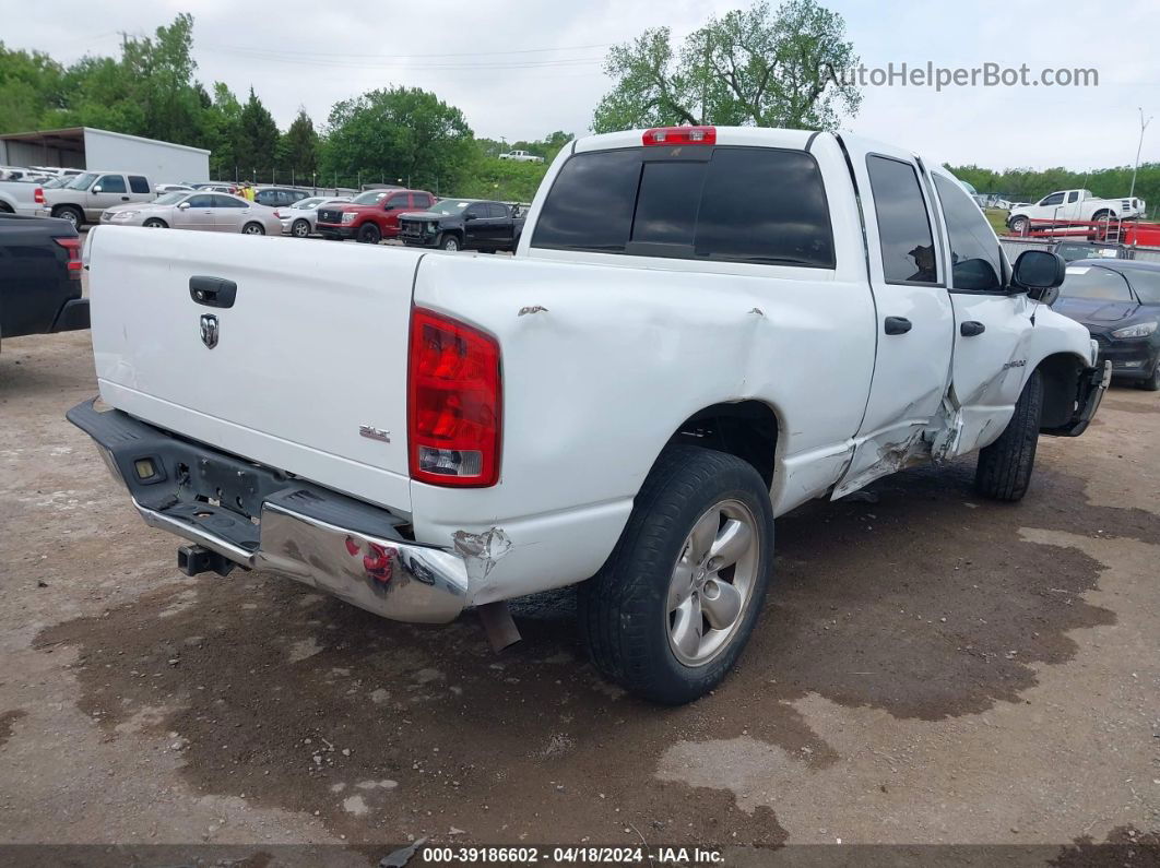 2005 Dodge Ram 1500 Slt/laramie White vin: 1D7HA18N65S171780