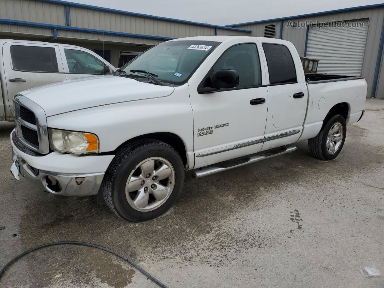 2005 Dodge Ram 1500 St White vin: 1D7HA18N75J646987