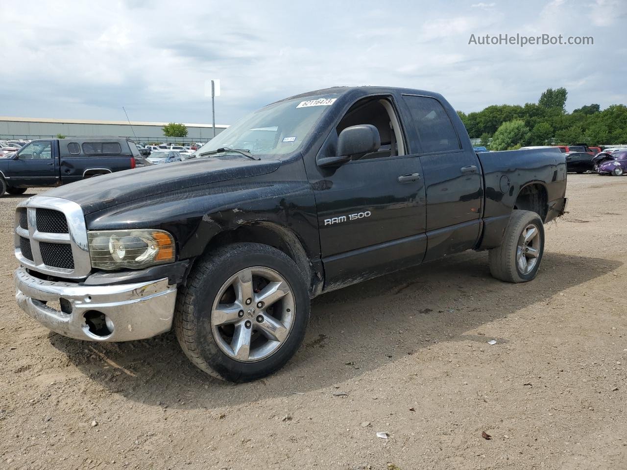 2005 Dodge Ram 1500 St Black vin: 1D7HA18N85J562578