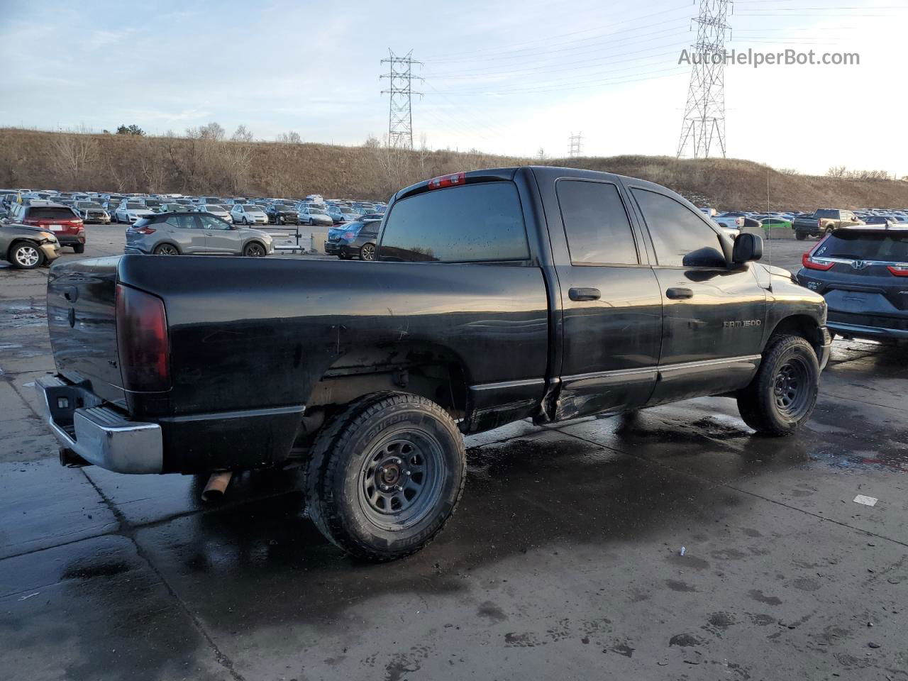 2005 Dodge Ram 1500 St Black vin: 1D7HA18N85S208859