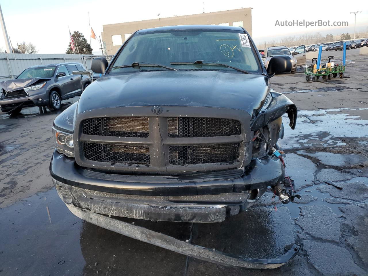 2005 Dodge Ram 1500 St Black vin: 1D7HA18N85S208859