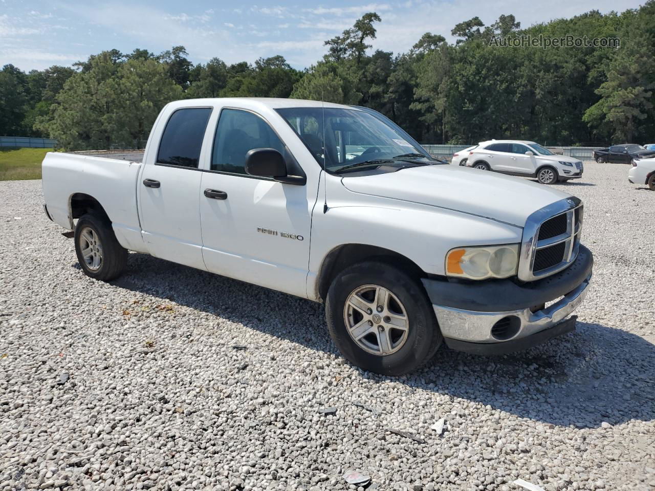 2005 Dodge Ram 1500 St White vin: 1D7HA18N95J572181