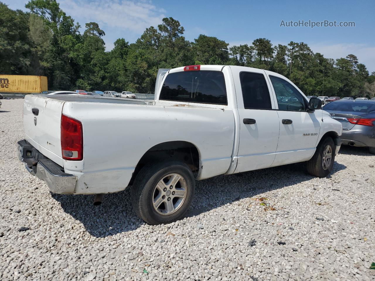 2005 Dodge Ram 1500 St White vin: 1D7HA18N95J572181