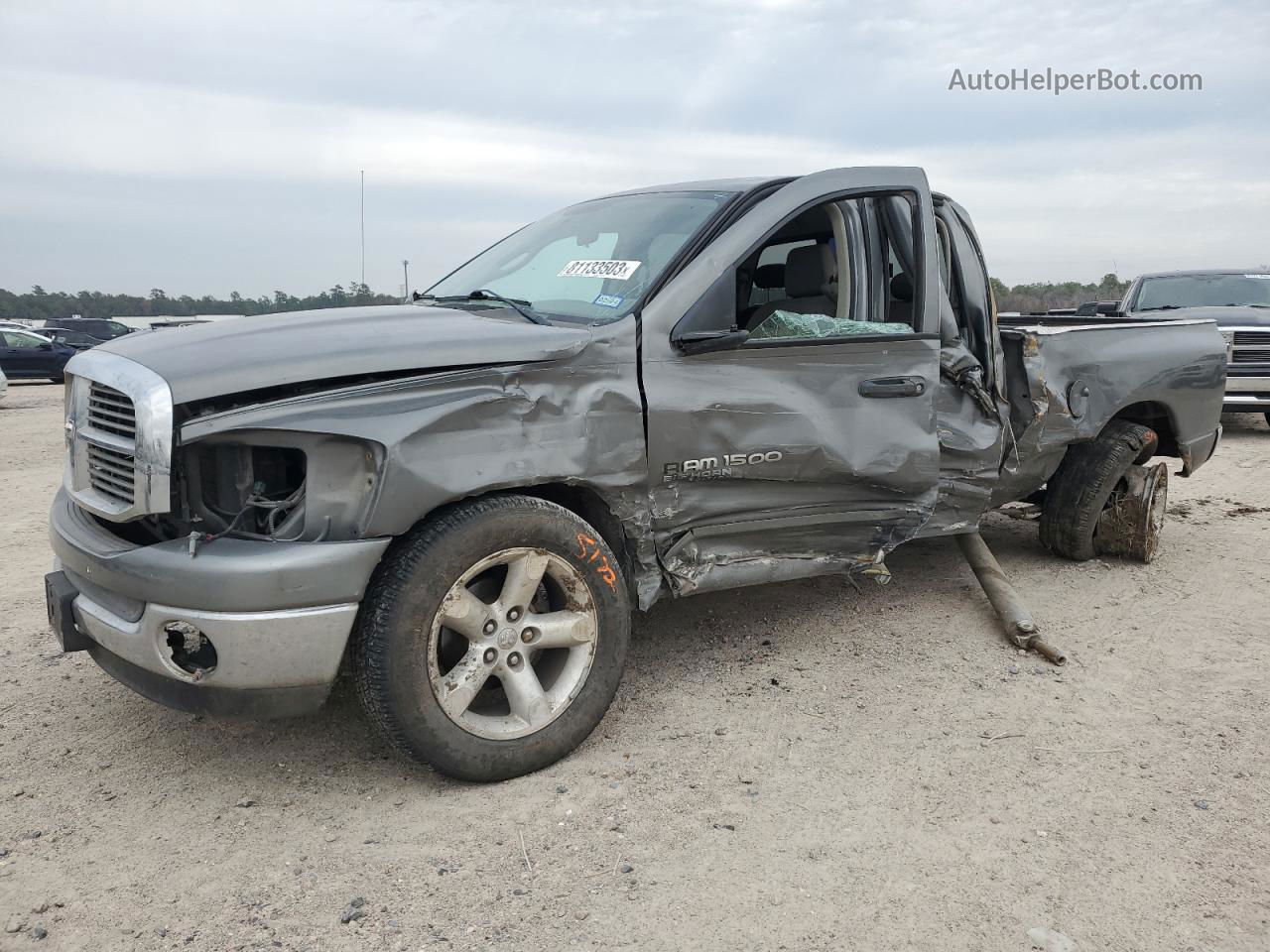 2006 Dodge Ram 1500 St Gray vin: 1D7HA18N96S597481