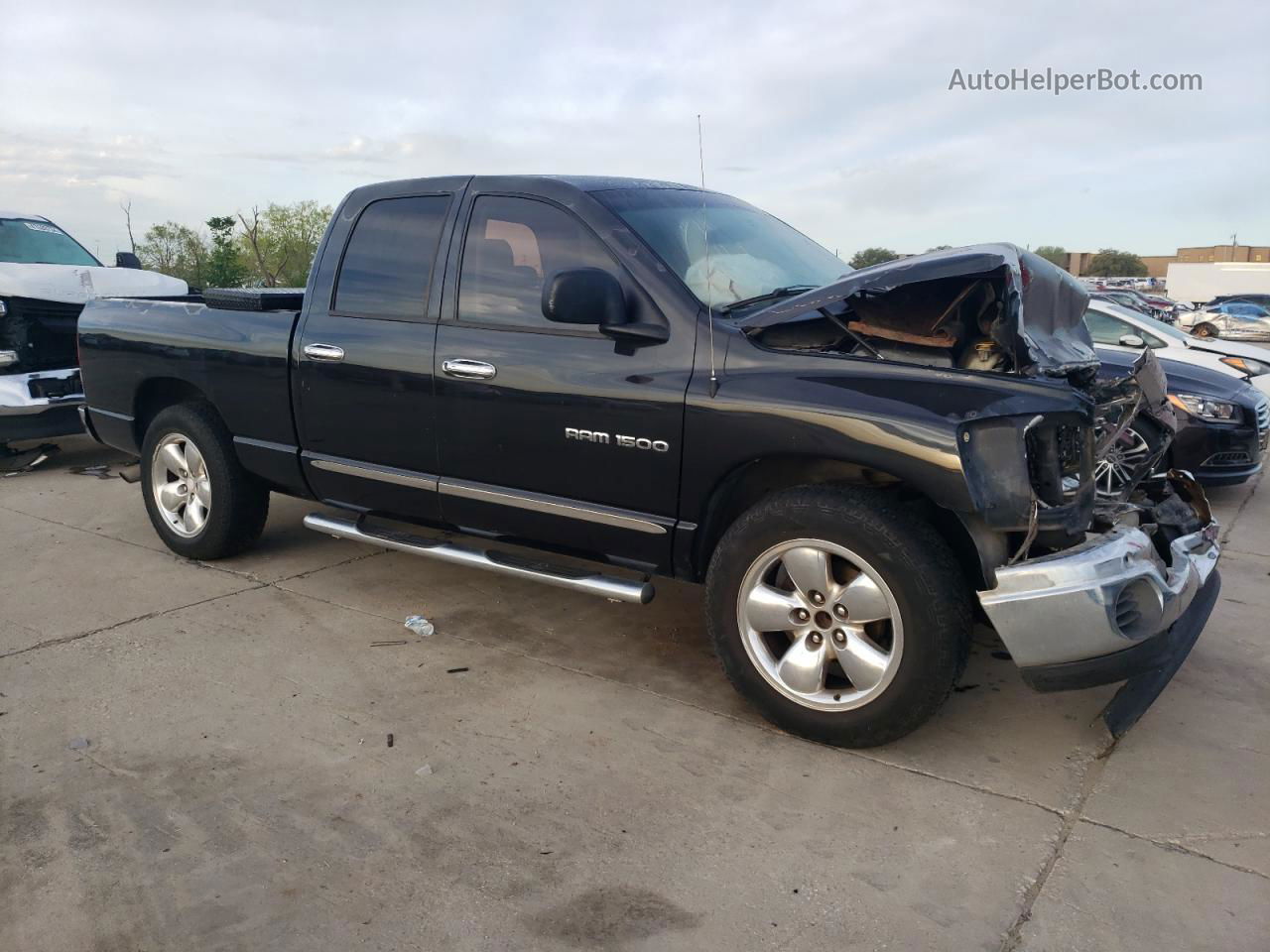 2006 Dodge Ram 1500 St Black vin: 1D7HA18N96S708238