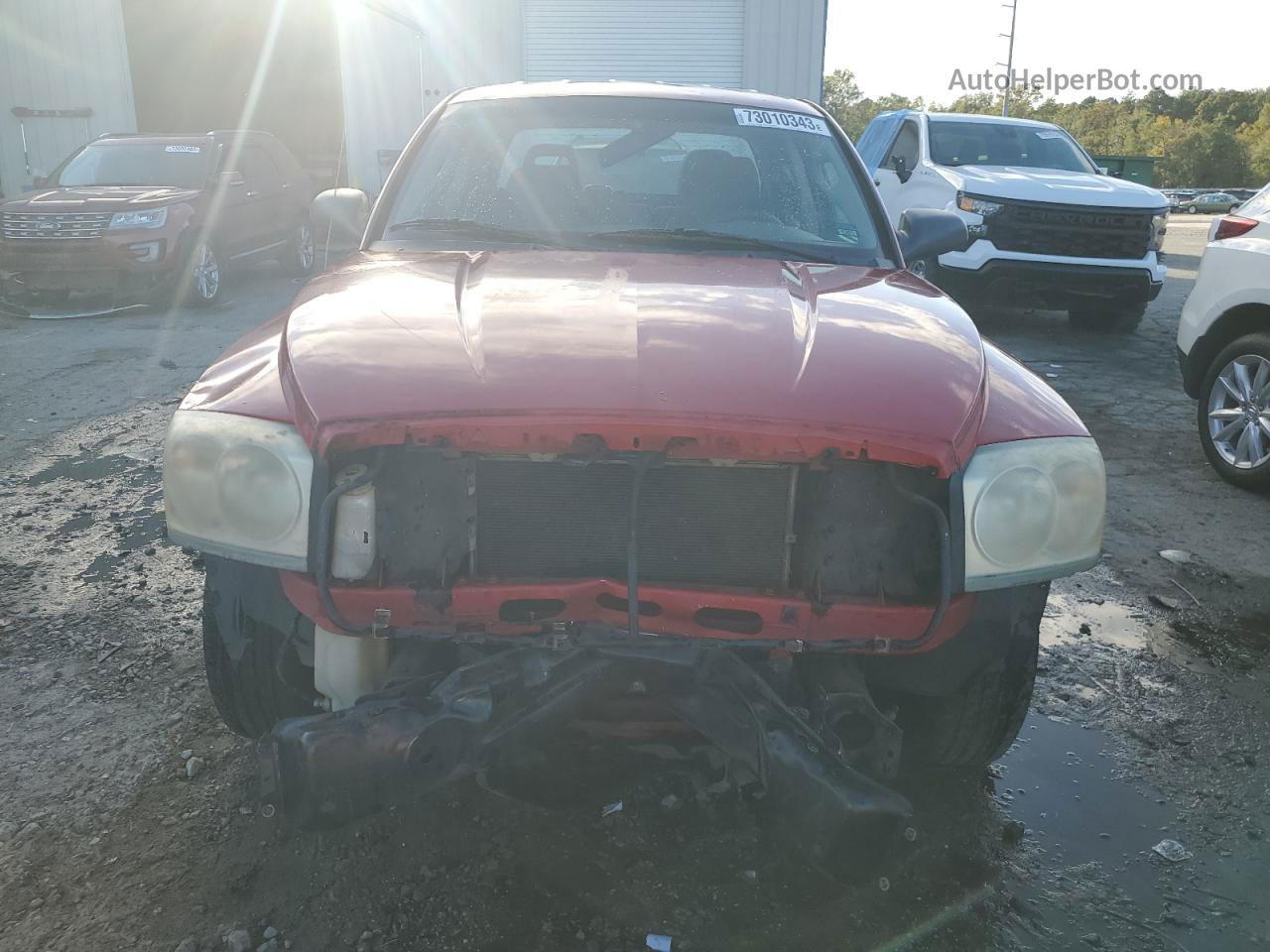 2006 Dodge Dakota Quad Red vin: 1D7HE28K96S610925