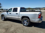 2006 Dodge Dakota Quad Slt Silver vin: 1D7HE48N36S640685