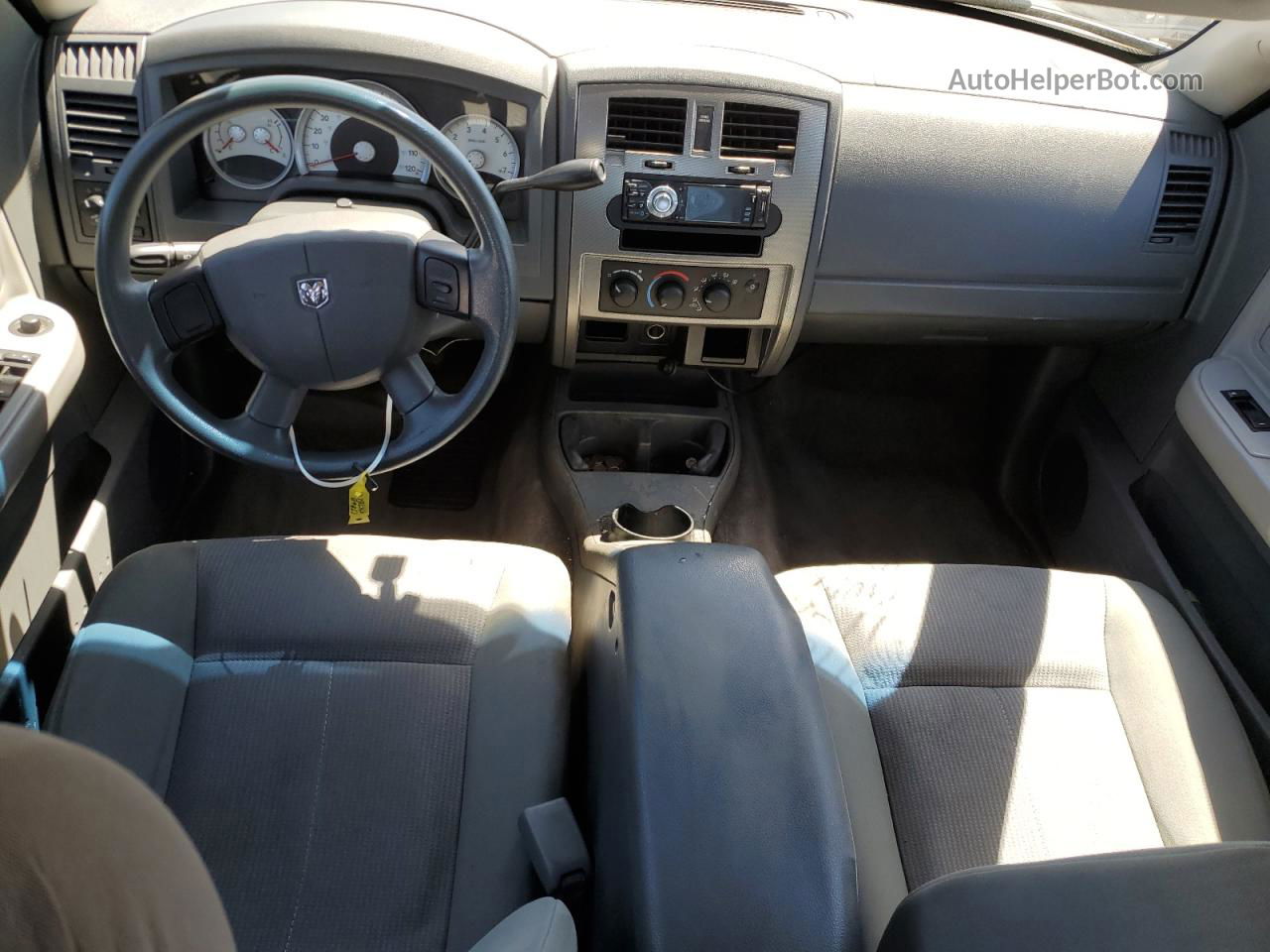 2006 Dodge Dakota Quad Slt Silver vin: 1D7HE48N36S640685