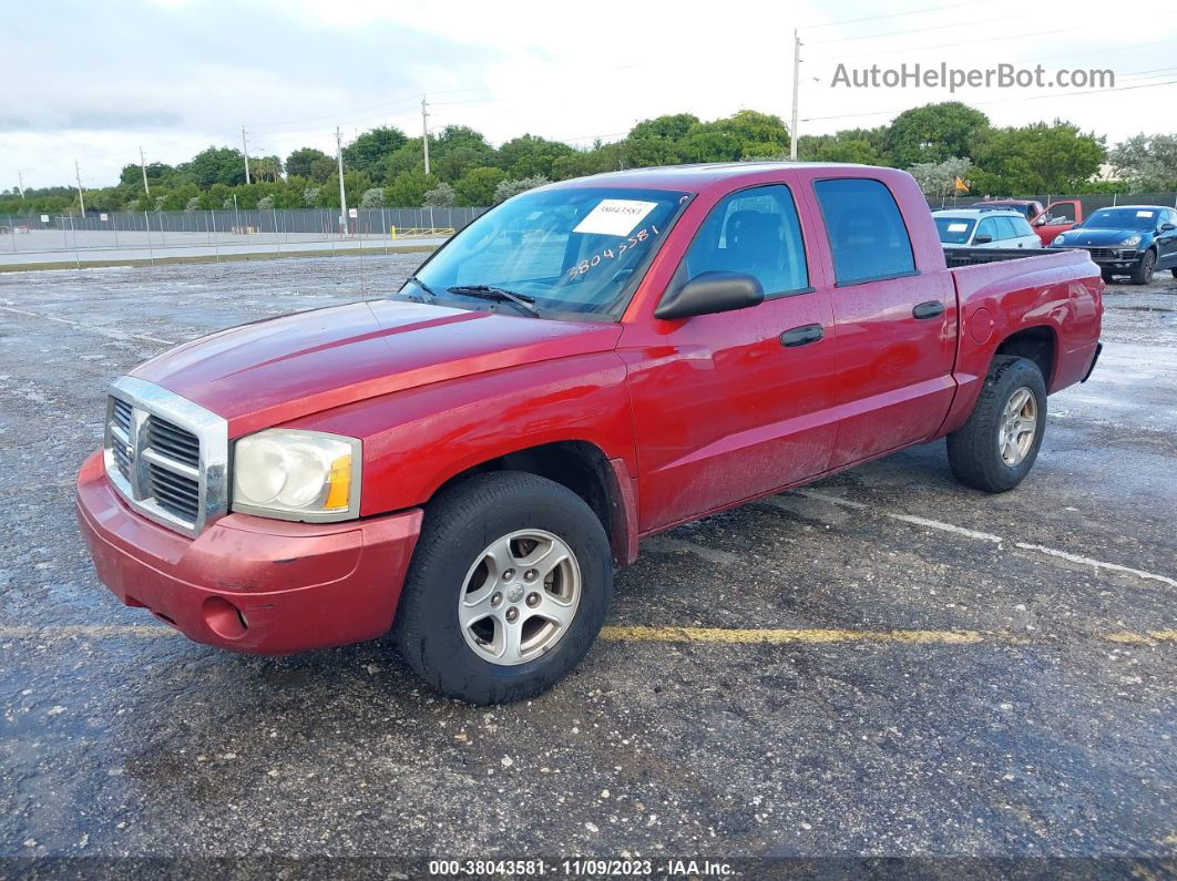 2006 Dodge Dakota Slt Red vin: 1D7HE48N66S666312