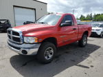 2005 Dodge Ram 1500 St Red vin: 1D7HU16D05J508984