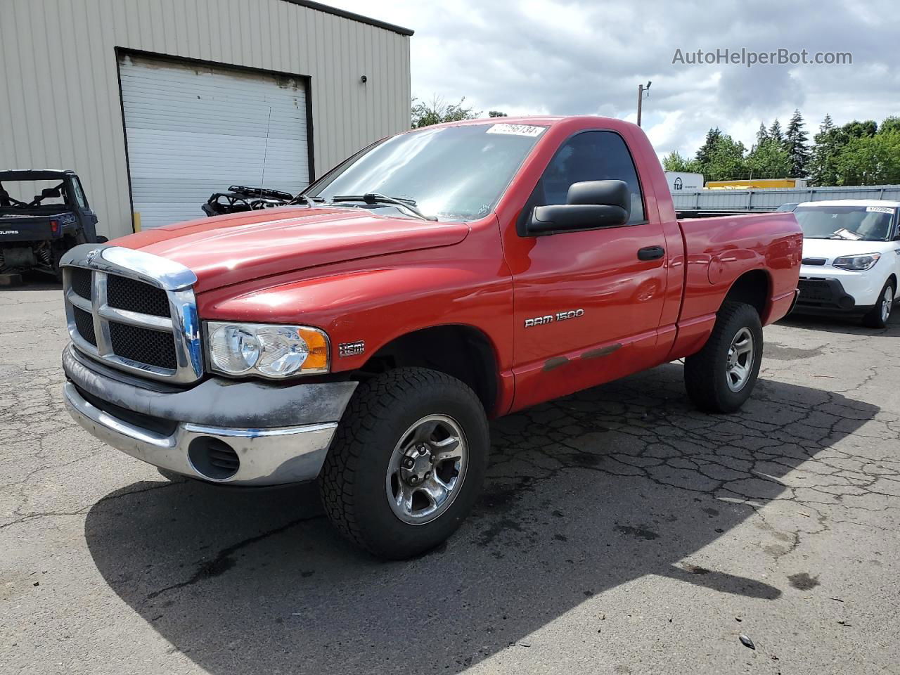 2005 Dodge Ram 1500 St Red vin: 1D7HU16D05J508984