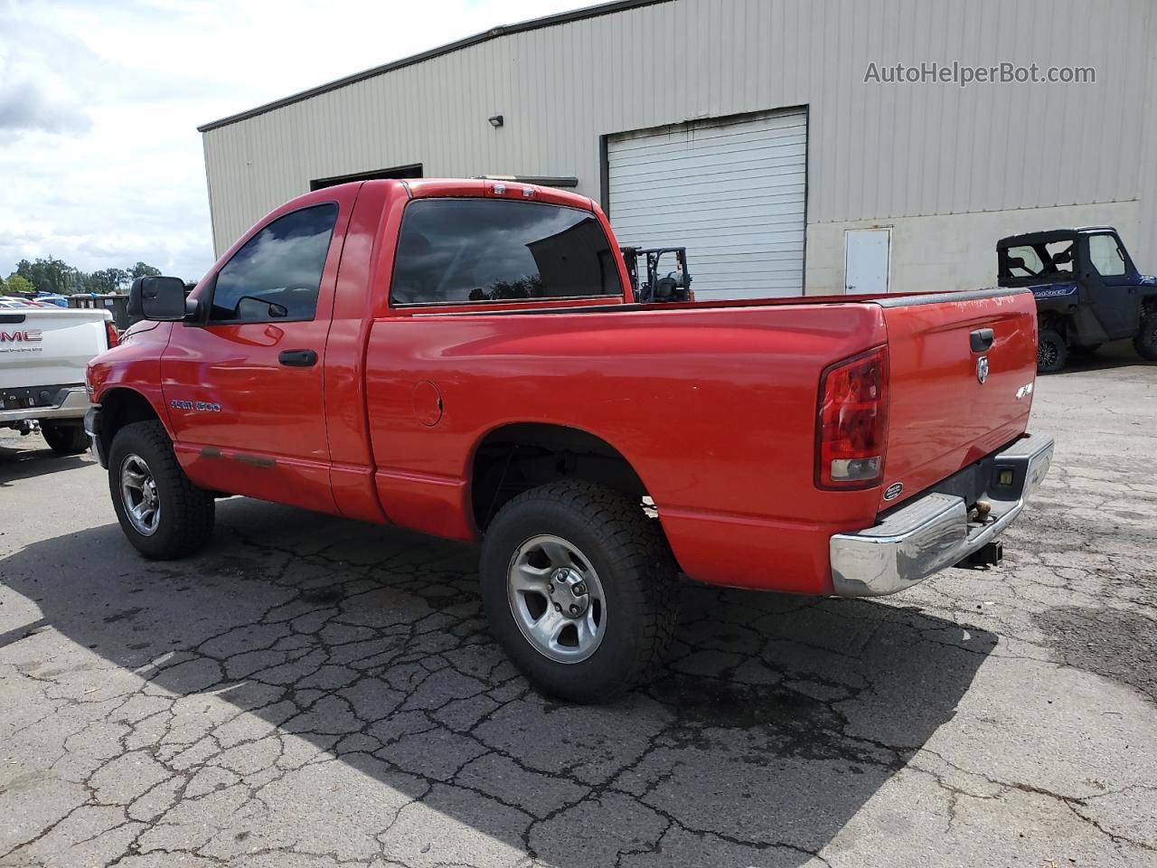 2005 Dodge Ram 1500 St Red vin: 1D7HU16D05J508984