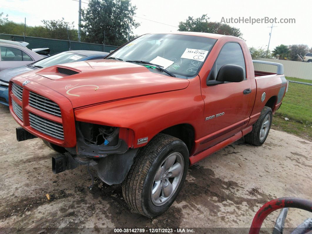 2005 Dodge Ram 1500 Slt Orange vin: 1D7HU16D65J639613