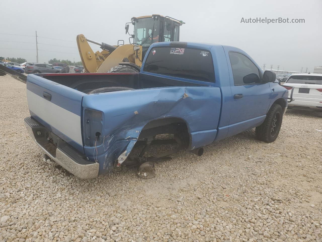 2005 Dodge Ram 1500 St Синий vin: 1D7HU16D75J650152