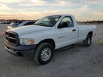 2005 Dodge Ram 1500 St Белый vin: 1D7HU16PX5J594329