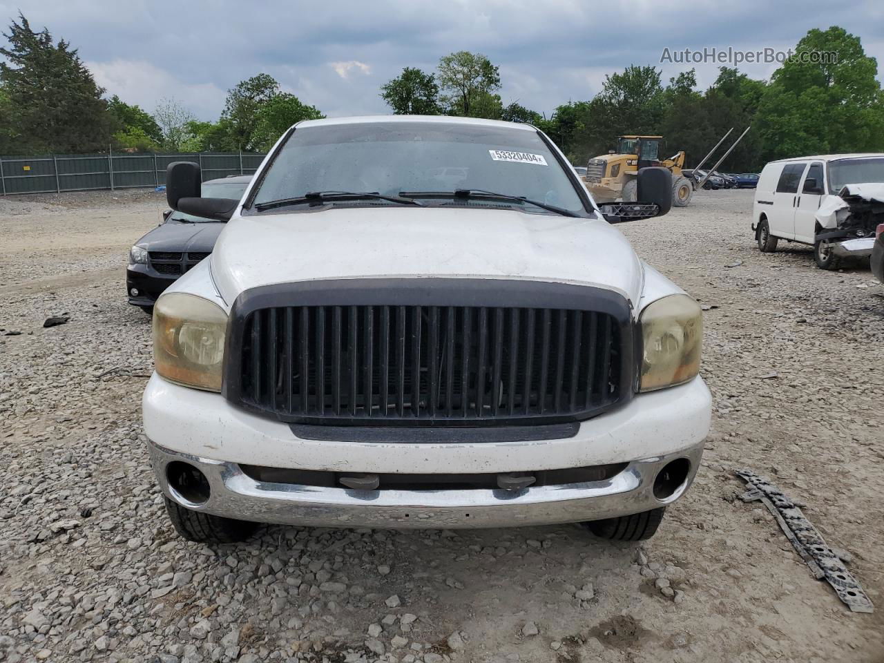 2006 Dodge Ram 1500 St White vin: 1D7HU18206S551602