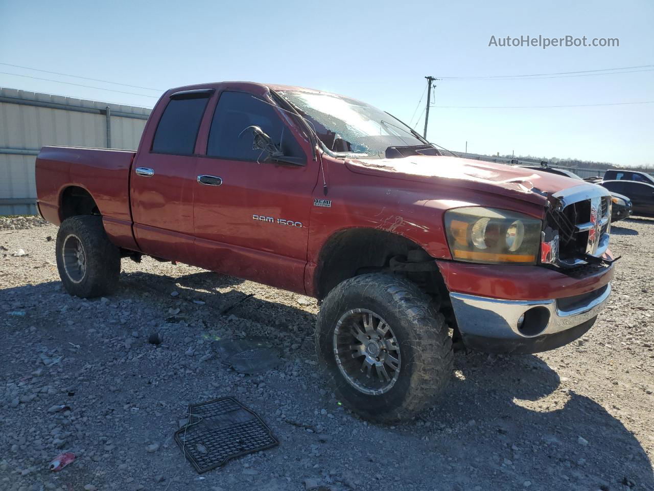 2006 Dodge Ram 1500 St Красный vin: 1D7HU18236J147649