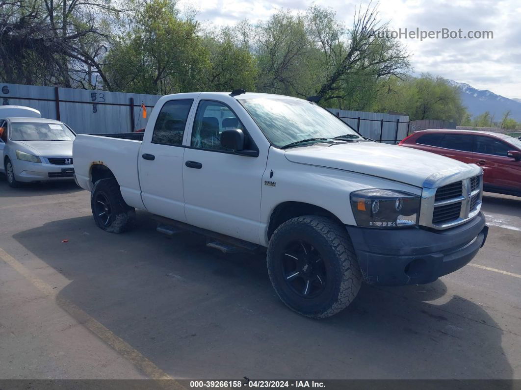 2006 Dodge Ram 1500 Slt/trx4 Off Road/sport White vin: 1D7HU18236J150227