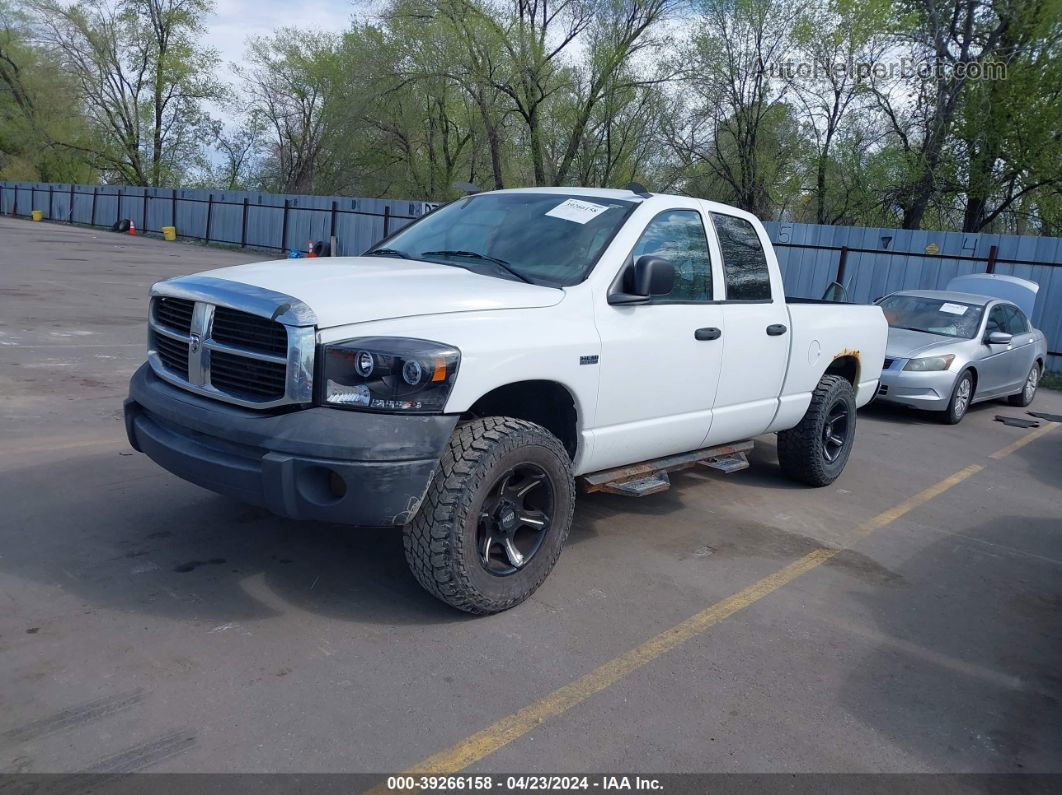 2006 Dodge Ram 1500 Slt/trx4 Off Road/sport White vin: 1D7HU18236J150227