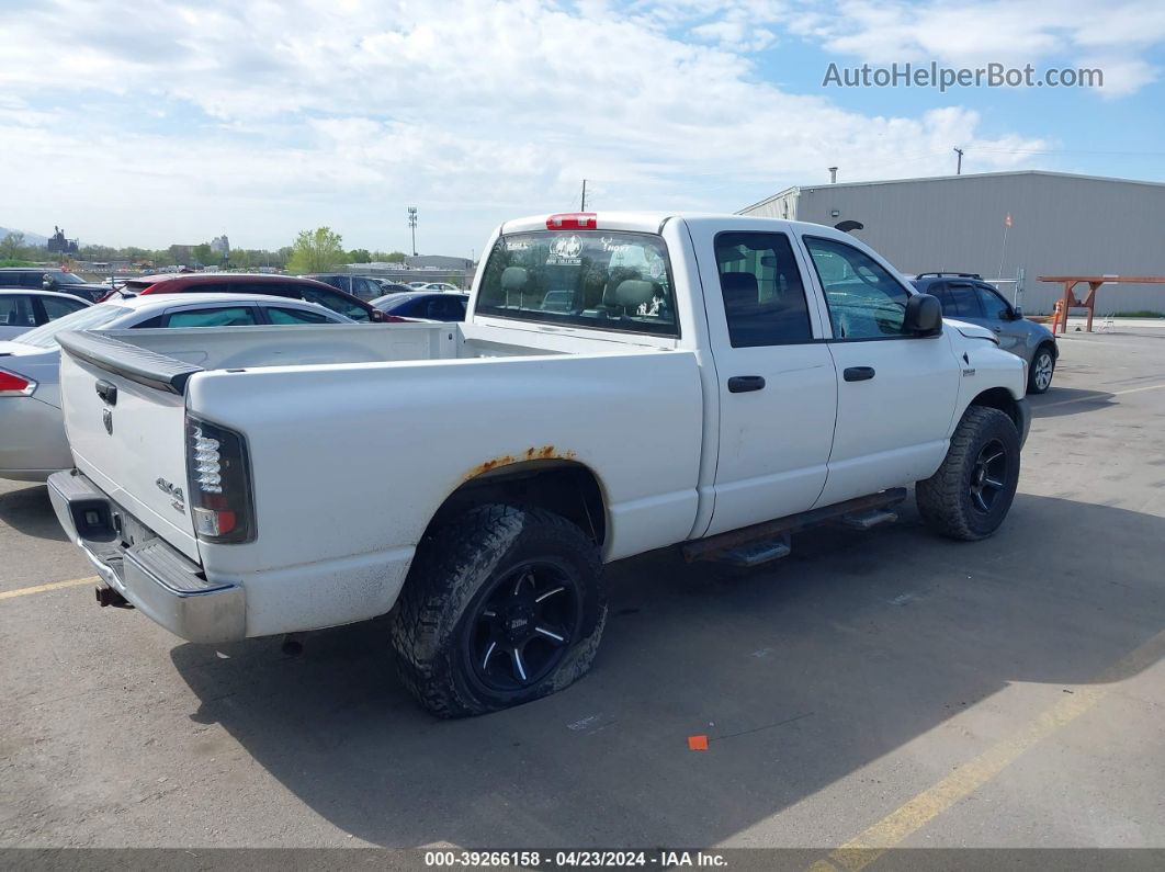 2006 Dodge Ram 1500 Slt/trx4 Off Road/sport White vin: 1D7HU18236J150227