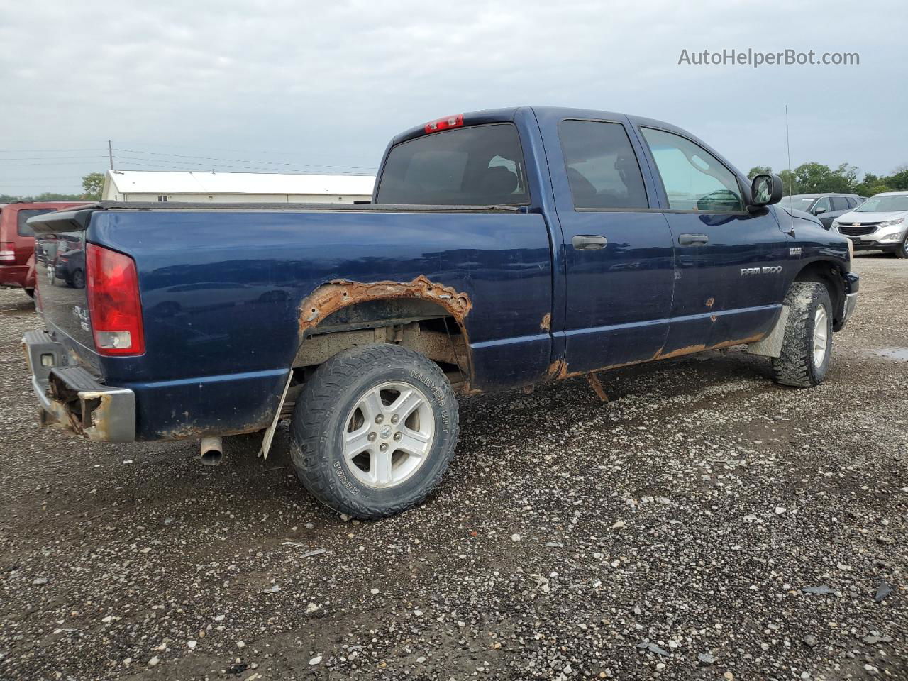 2006 Dodge Ram 1500 St Синий vin: 1D7HU18246S617228