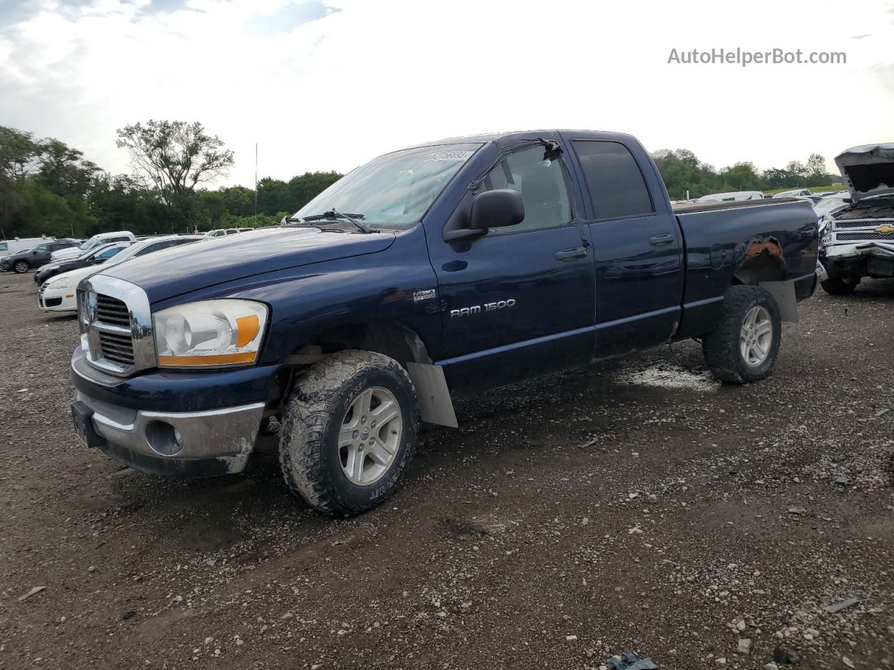 2006 Dodge Ram 1500 St Синий vin: 1D7HU18246S617228