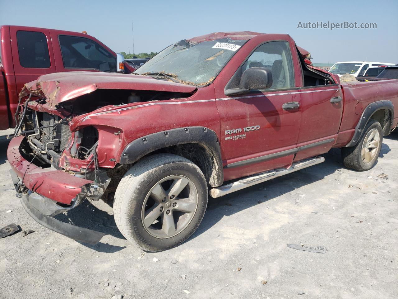 2006 Dodge Ram 1500 St Red vin: 1D7HU18276J206959