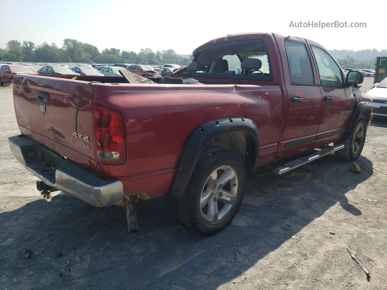 2006 Dodge Ram 1500 St Red vin: 1D7HU18276J206959