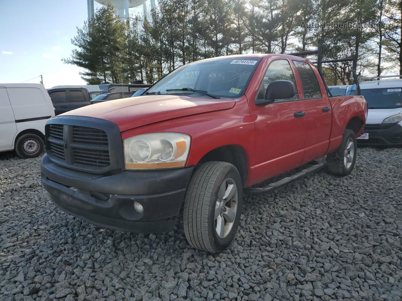 2006 Dodge Ram 1500 St Red vin: 1D7HU18286J112637