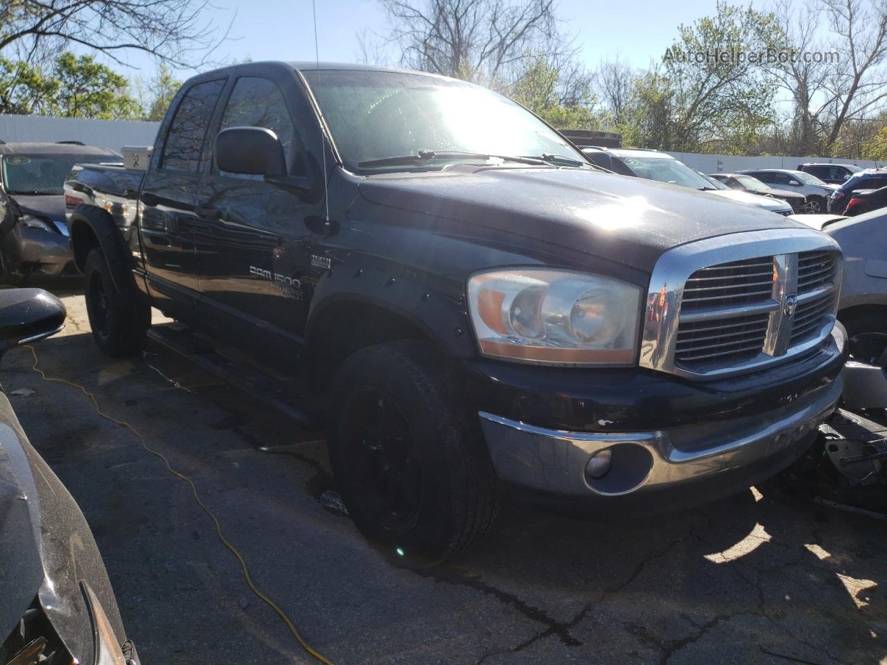 2006 Dodge Ram 1500 St Black vin: 1D7HU18286S677111