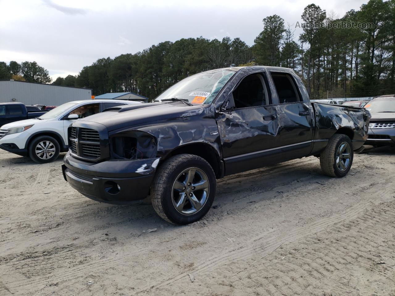 2006 Dodge Ram 1500 St Black vin: 1D7HU182X6J191275