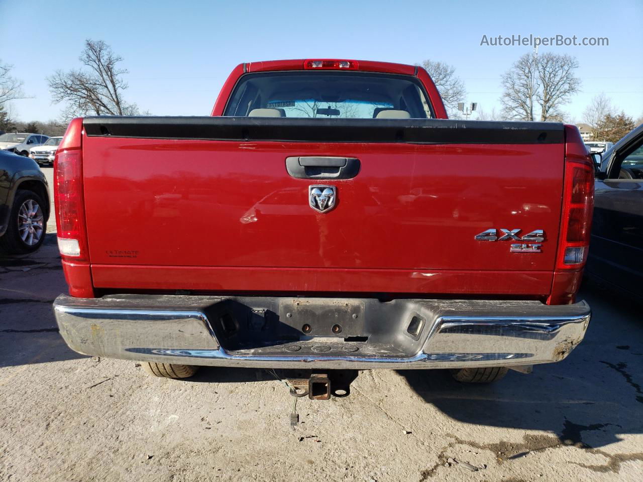 2006 Dodge Ram 1500 St Burgundy vin: 1D7HU182X6S571789