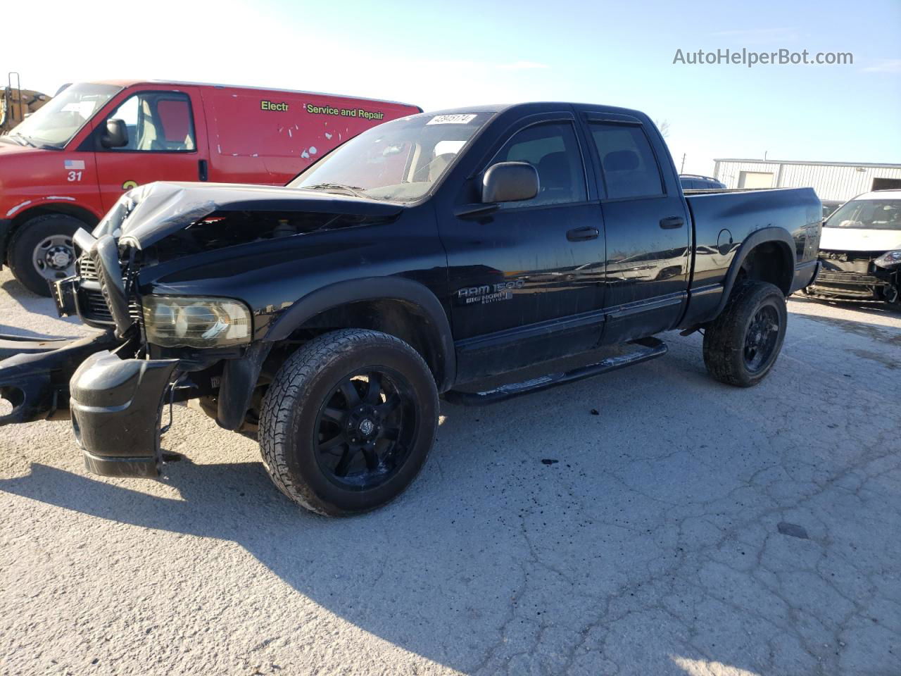 2005 Dodge Ram 1500 St Черный vin: 1D7HU18D05S144668