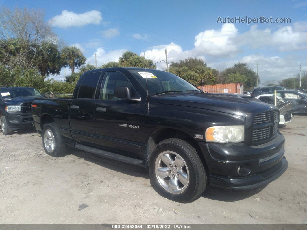 2005 Dodge Ram 1500 Slt/laramie Черный vin: 1D7HU18D15J531686