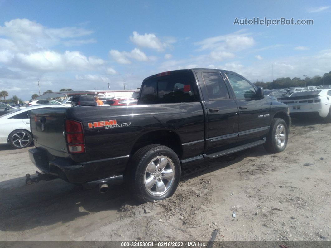 2005 Dodge Ram 1500 Slt/laramie Черный vin: 1D7HU18D15J531686