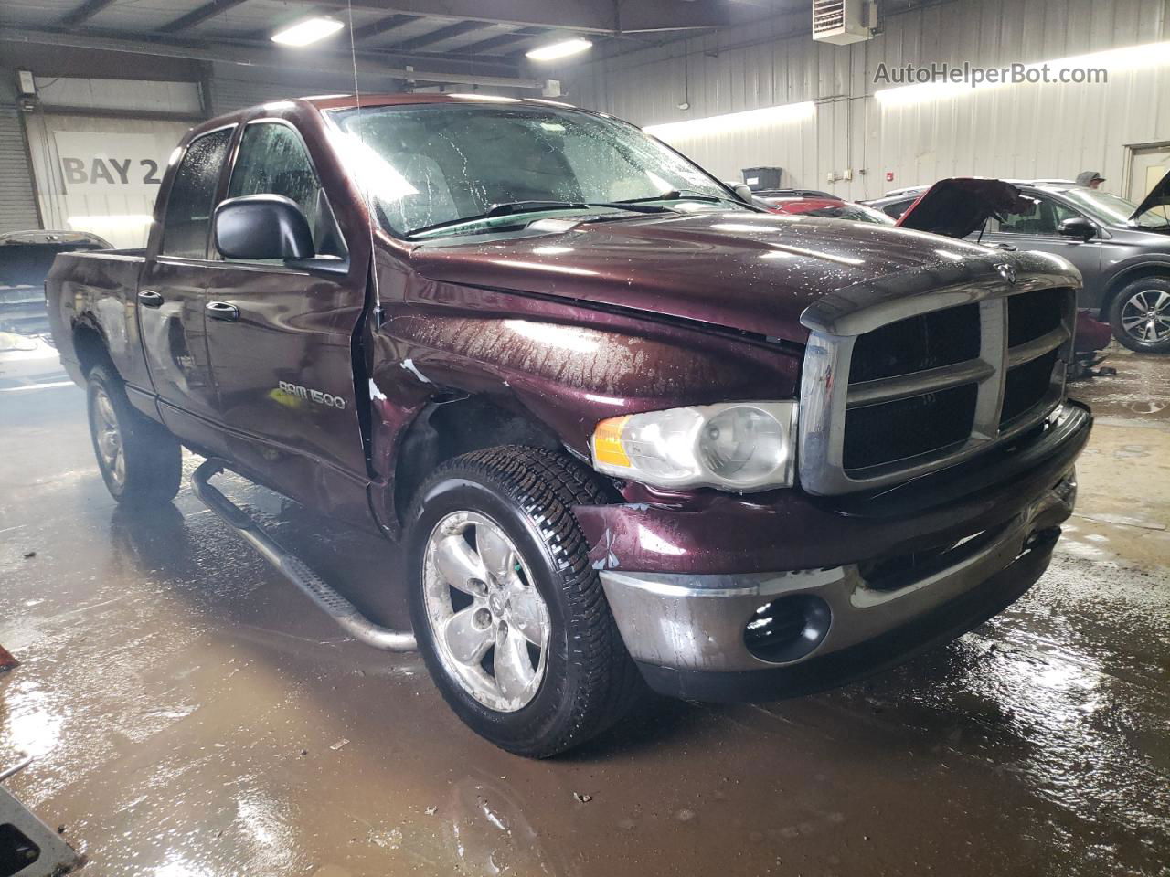 2005 Dodge Ram 1500 St Burgundy vin: 1D7HU18D15J594626