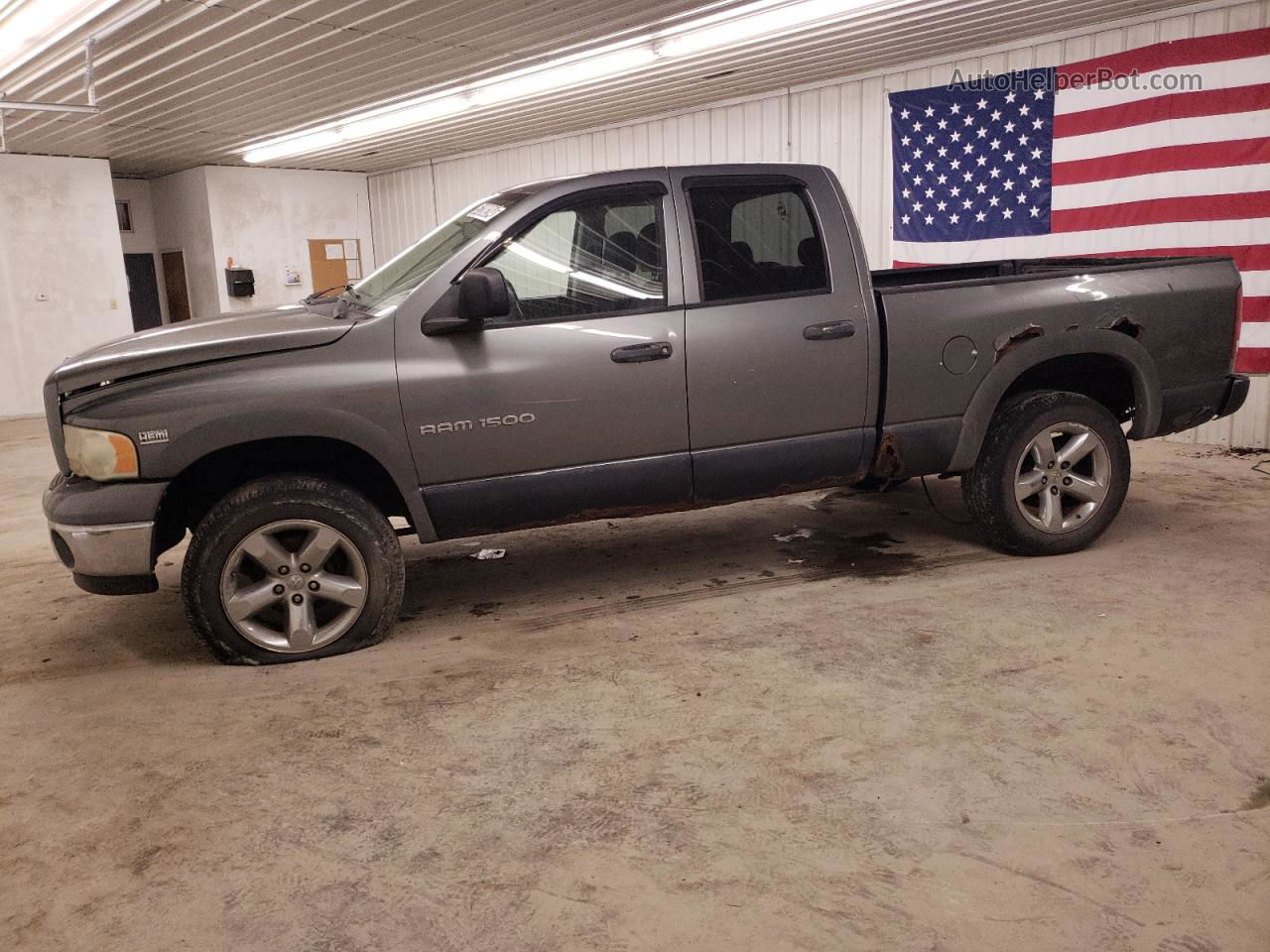 2005 Dodge Ram 1500 St Gray vin: 1D7HU18D15S276712