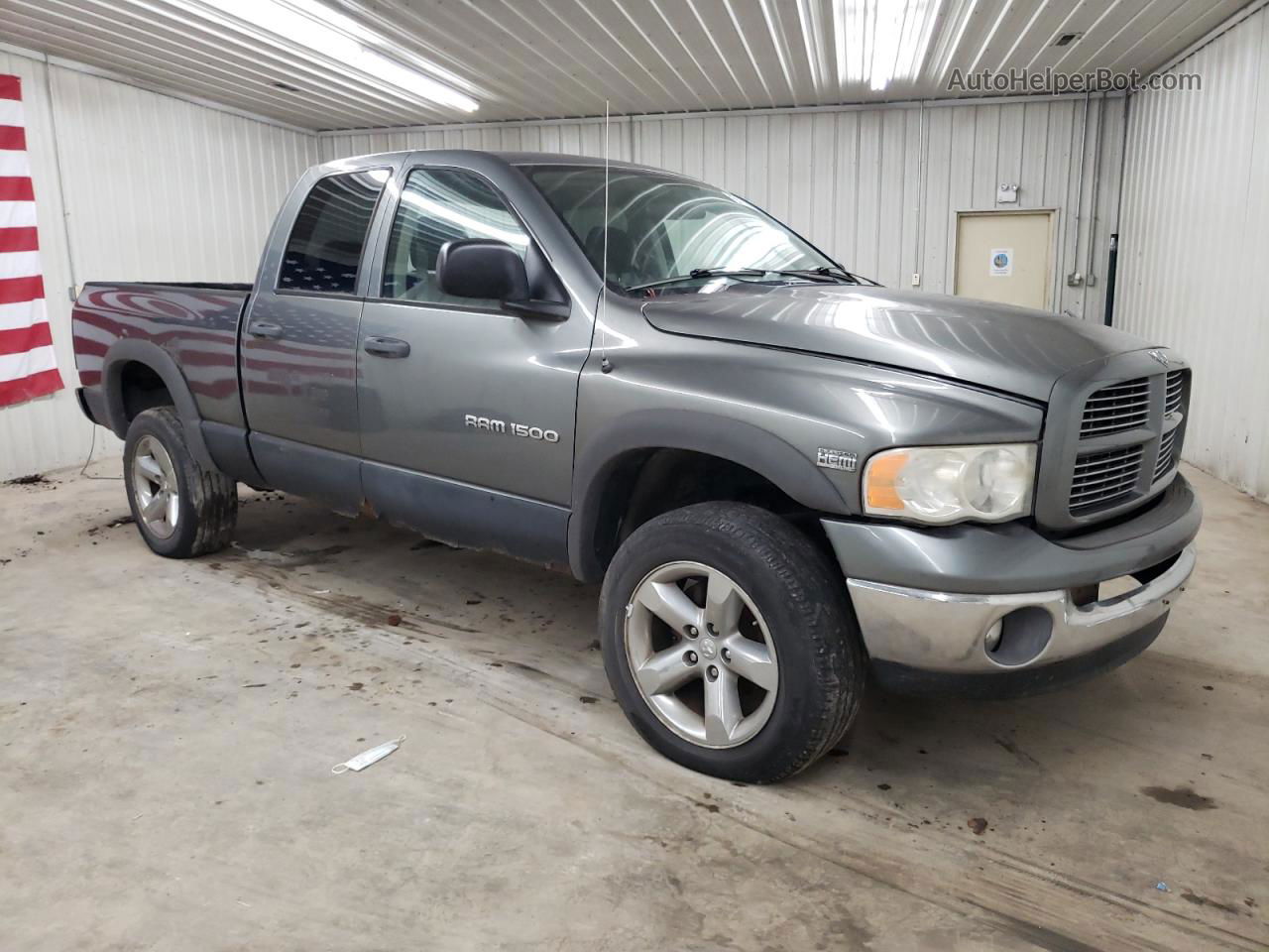 2005 Dodge Ram 1500 St Gray vin: 1D7HU18D15S276712