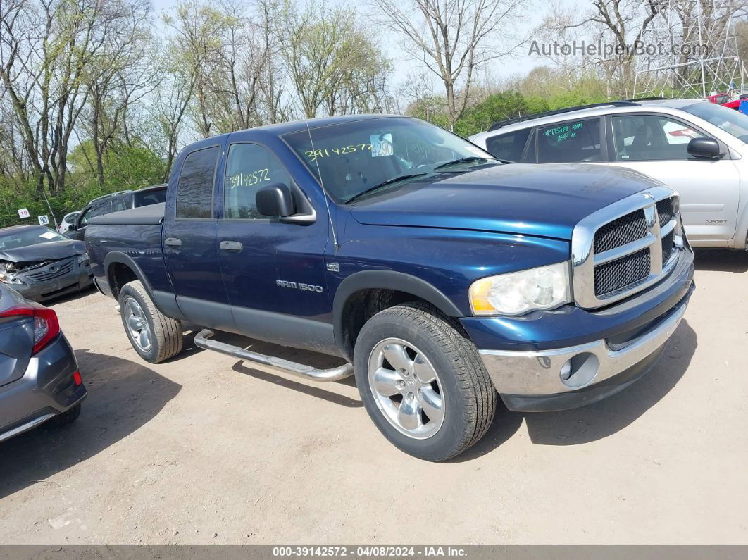 2005 Dodge Ram 1500 Slt/laramie Синий vin: 1D7HU18D15S352817