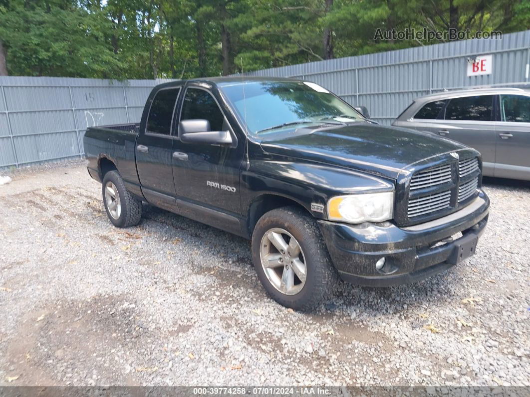 2005 Dodge Ram 1500 Slt/laramie Черный vin: 1D7HU18D25J512287