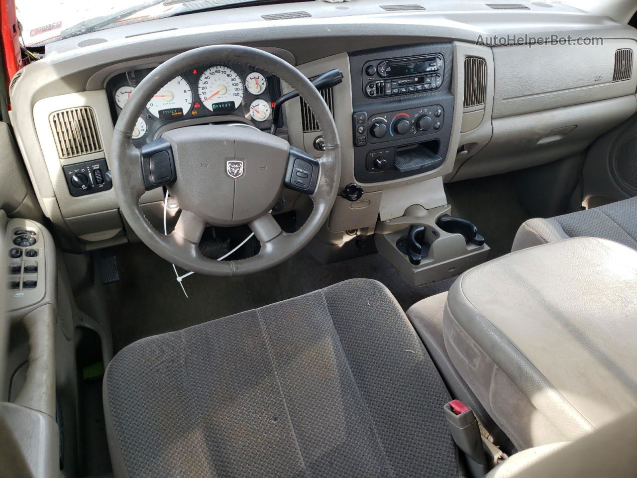 2005 Dodge Ram 1500 St Красный vin: 1D7HU18D25S216941