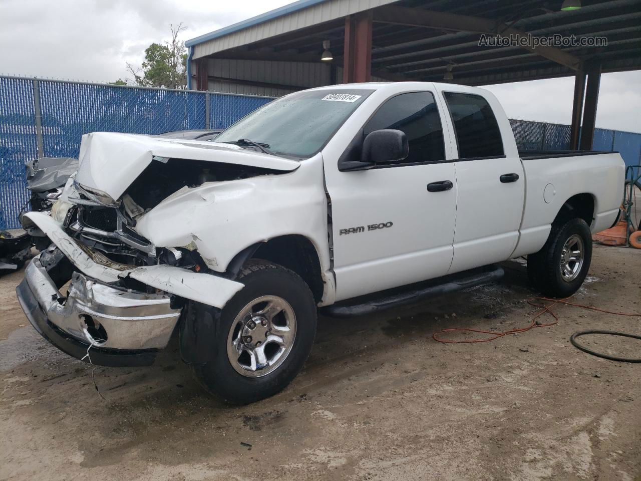 2005 Dodge Ram 1500 St White vin: 1D7HU18D25S276783