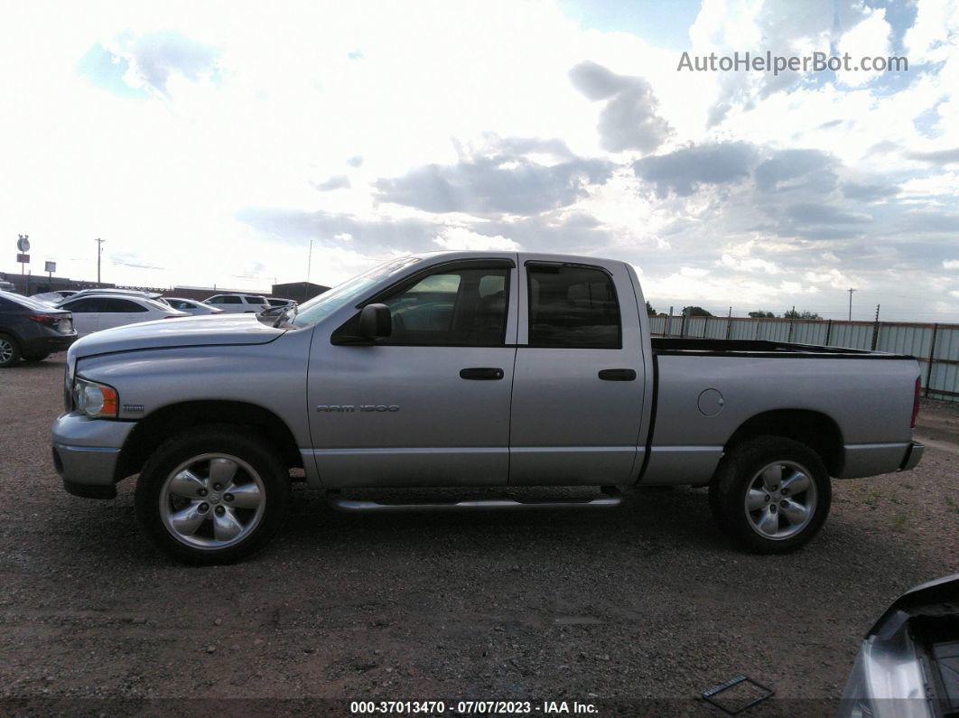 2005 Dodge Ram 1500 Slt Серебряный vin: 1D7HU18D35J505381