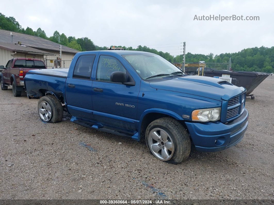 2005 Dodge Ram 1500 Slt/laramie Blue vin: 1D7HU18D35S128447