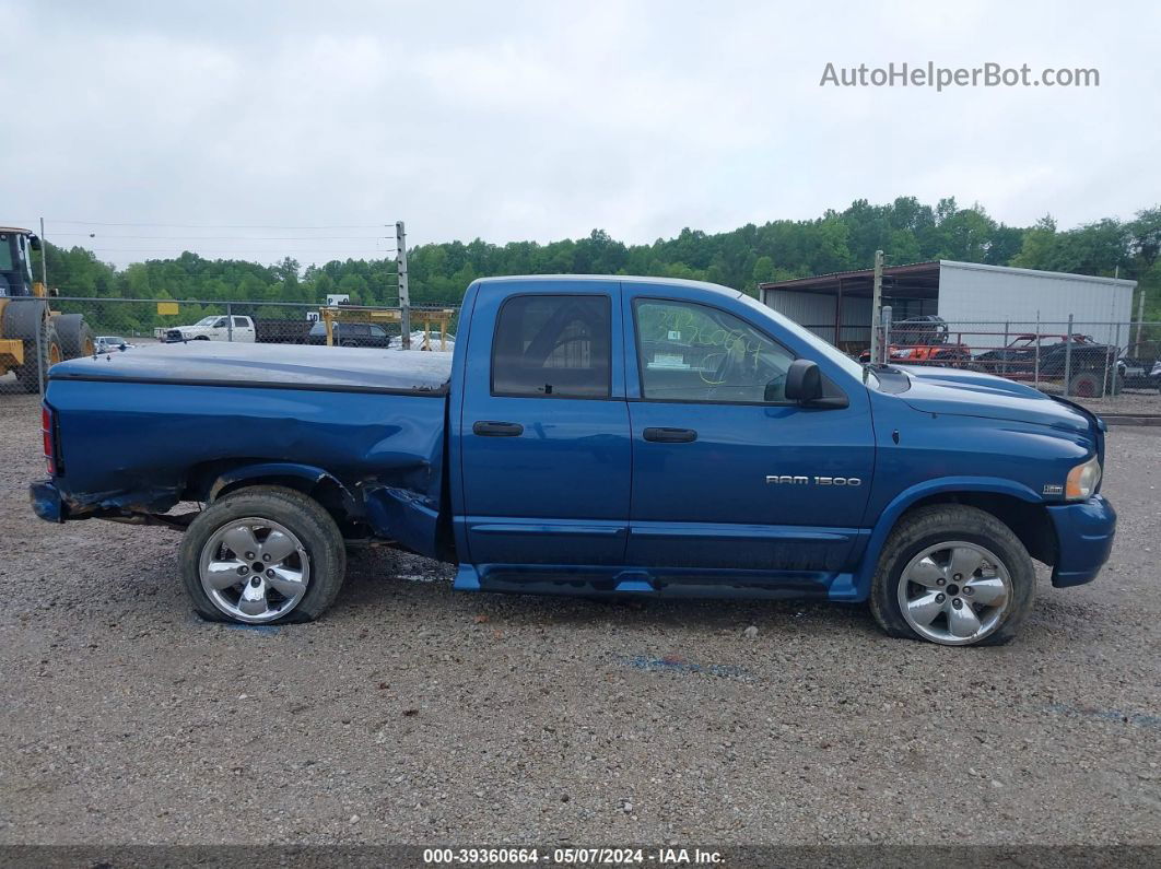 2005 Dodge Ram 1500 Slt/laramie Blue vin: 1D7HU18D35S128447