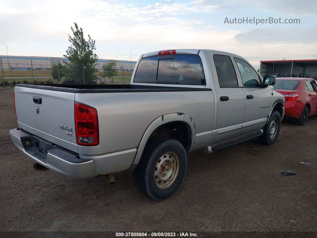 2005 Dodge Ram 1500 Slt Серебряный vin: 1D7HU18D35S176174