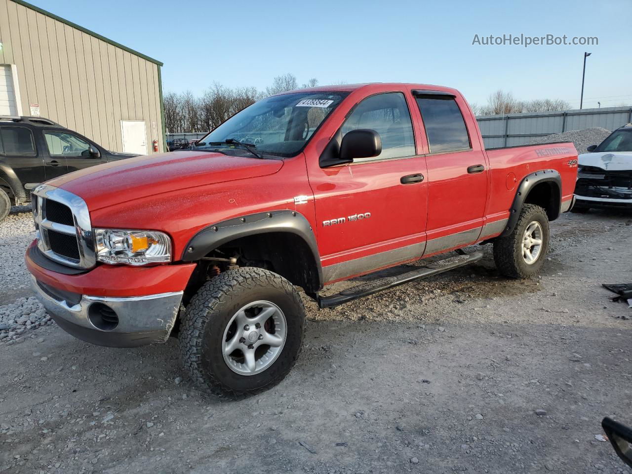 2005 Dodge Ram 1500 St Red vin: 1D7HU18D35S232615